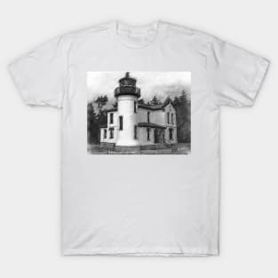 Admiralty Head Lighthouse Sketched T-Shirt